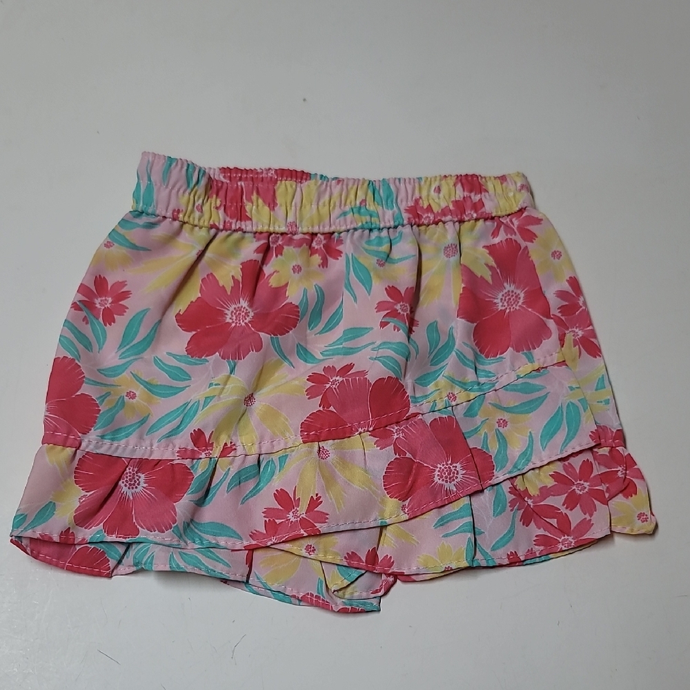 Floral Pink Skort for Kids 🪷